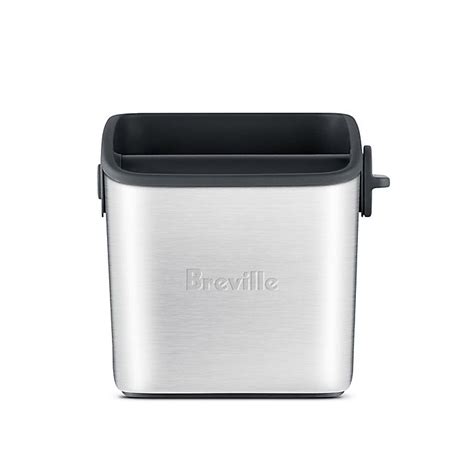 breville knock box mini in stainless steel construction|Breville knock box trashcan lid.